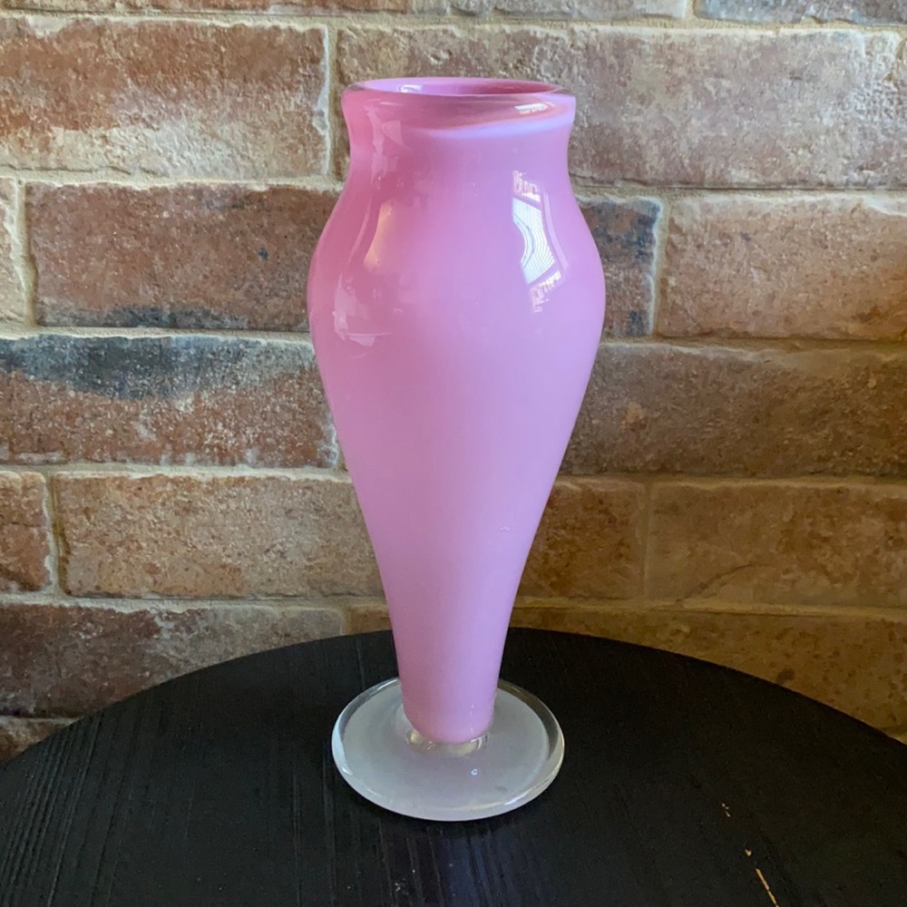 Vintage pink vase